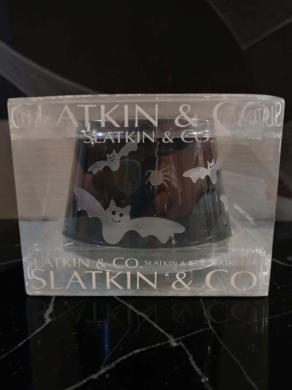 Bat And Spider Holloween Candle Shade
